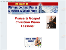 Tablet Screenshot of gospelpiano.com